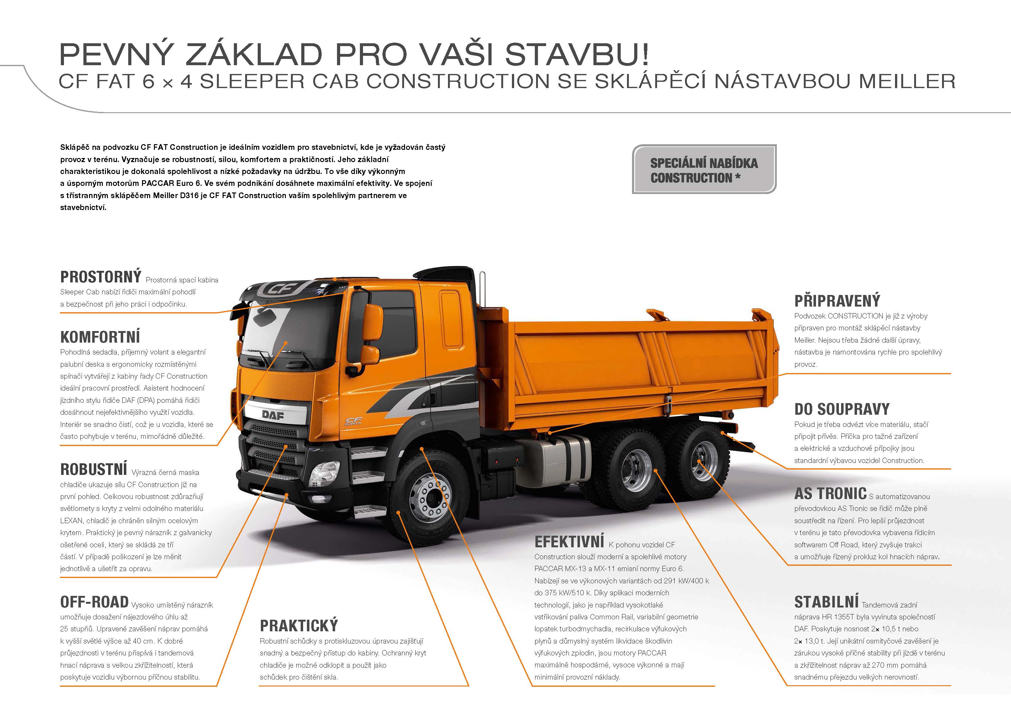 FAT Sleeper Cab Construction_vyhody